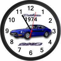 1974 Datsun 260Z (Dark Blue) Custom Wall Clock - Brand New
