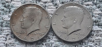 1971 and 1972  US KENNEDY HALF DOLLARS