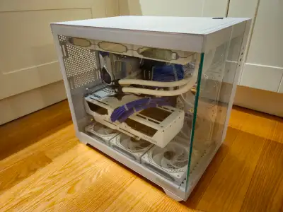 Custom White Premium Gaming PC - Radeon RX9070 16GB & I7 13700KF, View more