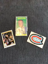 3 Old-ish Hockey Cards