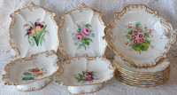 13 Piece Victorian Style Dessert Party Dishes