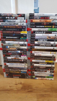 Playstation 3 games (56 to choose from)
