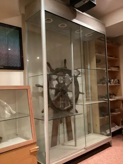 Glass Display Case with lighting, View more