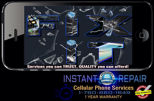 INSTANT REPAIR: XS, X & XR $75/ 11 & 11pro $80/ XS MAX & 11 PRO in Cell Phone Services in Edmonton