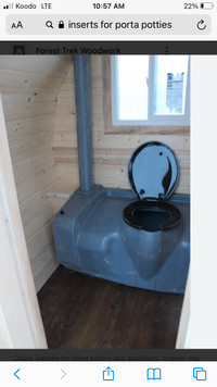New Portable toilets outhouse holding tank event potty camps hut