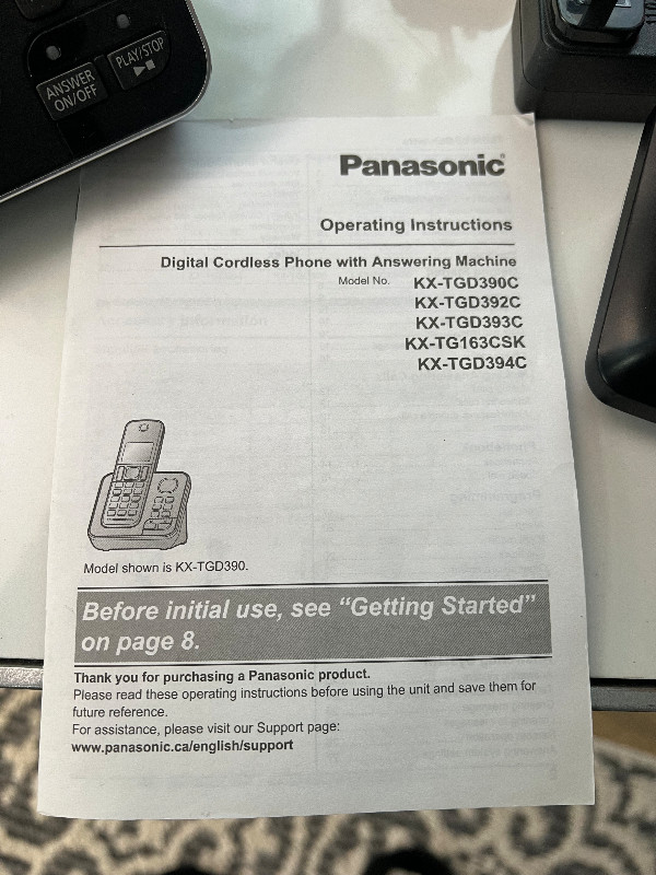 Panasonic Cordless Phone with Answering Machine in Home Phones & Answering Machines in Kitchener / Waterloo - Image 4