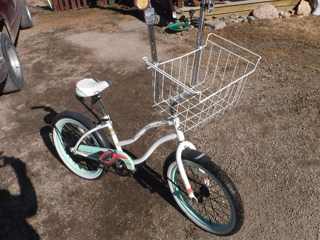 Huffy 20" cruiser with big ape's and large basket in Kids in St. Albert - Image 3