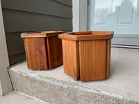 Small CEDAR planters – Strong and sturdy - Handcrafted