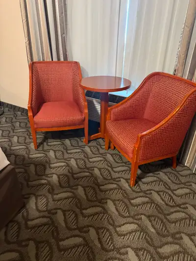Table and chairs, View more