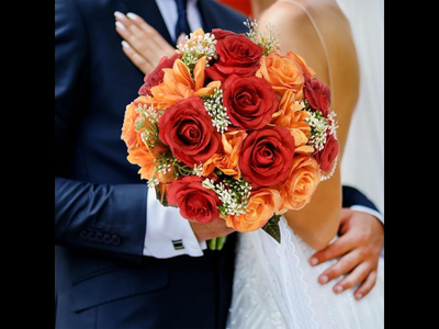 Artificial Rose Wedding Bouquet, View more