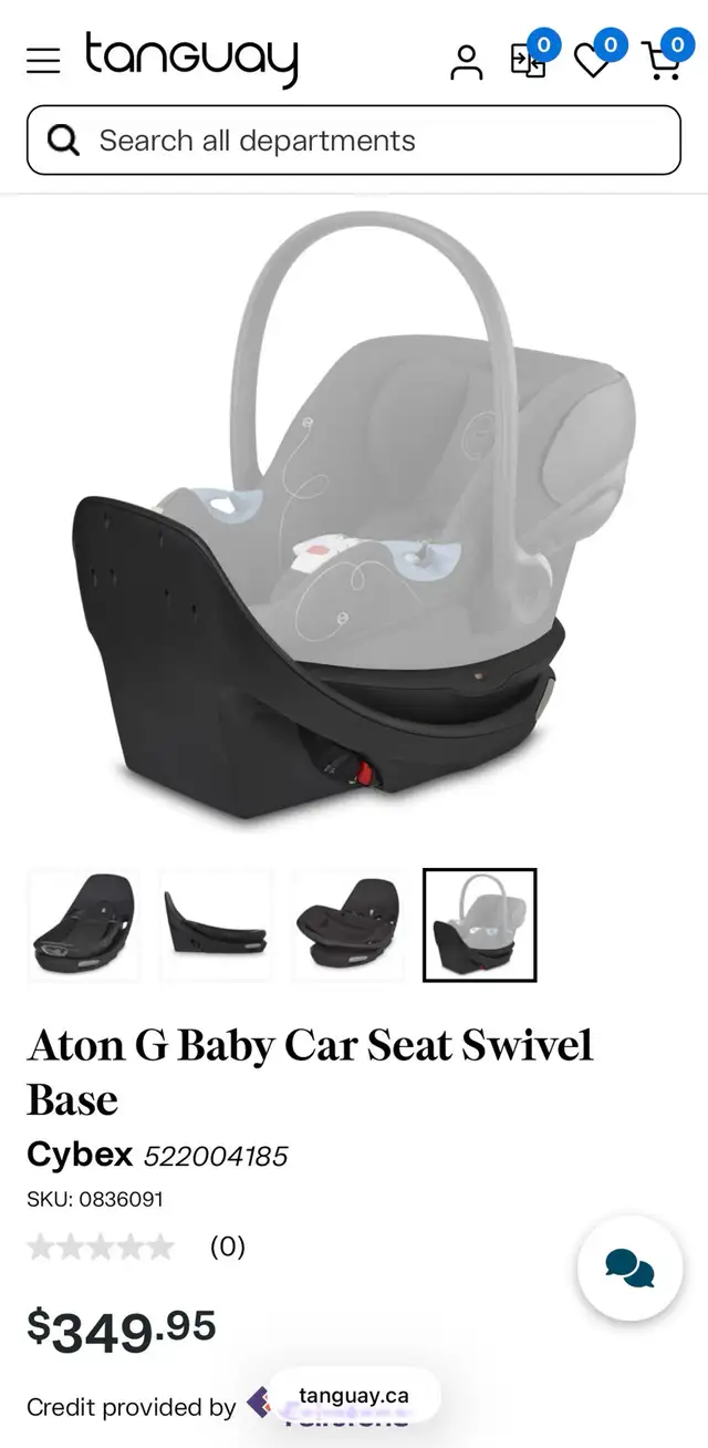Cybex Aton G Swivel Infant Seat Base in Strollers, Carriers & Car Seats in Gatineau - Image 4