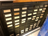 Diebold Safe-T-Stak Gray Steel 2 Drawer Stack File Cabinet -24”