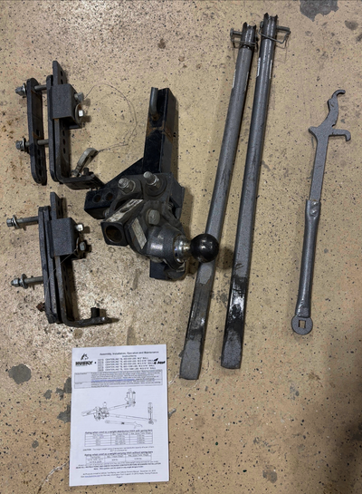 Husky Centreline TS 2217 Hitch, 2 5/16 in ball, All components: ball and shank, spring bars, lever,...
