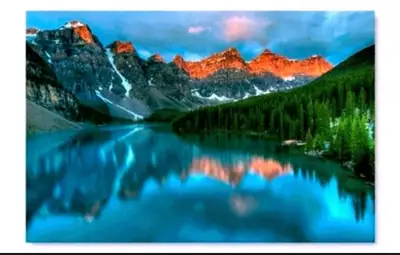 New sealed- Moriane Lake (Banff) Landscape Canvas ready 2 hang, View more