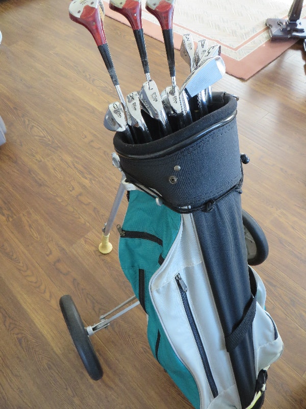 LADIES WILSON GOLF CLUBS WITH BAG & CART "PRICED TO GO" Golf Regina