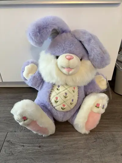 Vintage 2005 Dan Dee Collectors Choice Purple Easter Bunny, View more