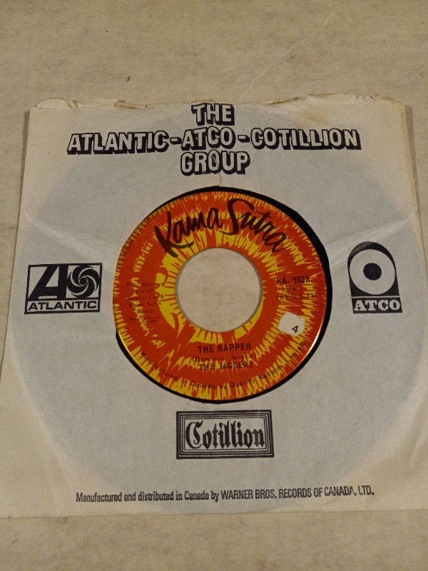 Vinyl Record 45 RPM 1970 Rock The Jaggerz The Rapper Near Mint in CDs, DVDs & Blu-ray in Trenton