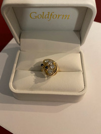 Blue sapphire diamond ring for sale