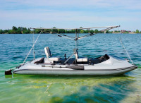 9.9' NEW Inflatable Boat Pontoon Catamaran Crabzz ST300