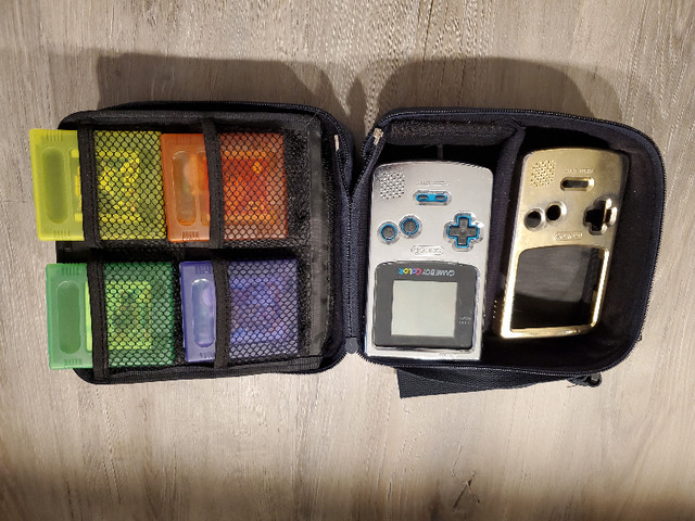 Gameboy Color with many accessories and games REDUCED PRICE in Older Generation in Calgary