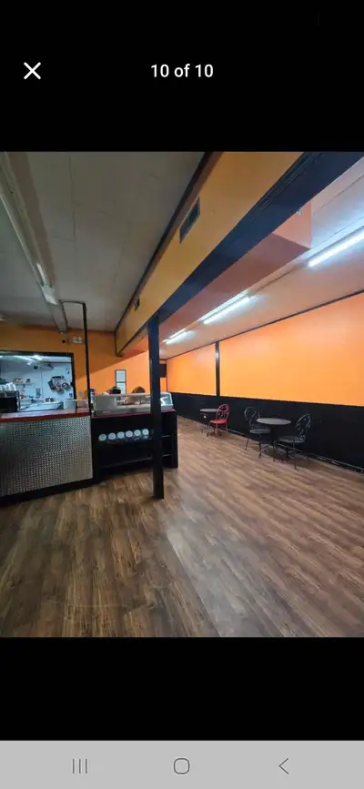 Commercial building in downtown Stettler for sale. Upper floor has 2x two bedroom apartments that ar...
