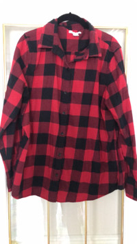 XL Light-Flannel Plaid Shirt
