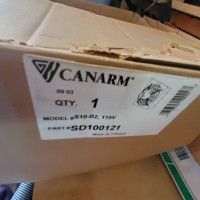 Canarm 10" Exhaust Wall Shutter Fan, 2 Speed, 570/390 CFM. SD100