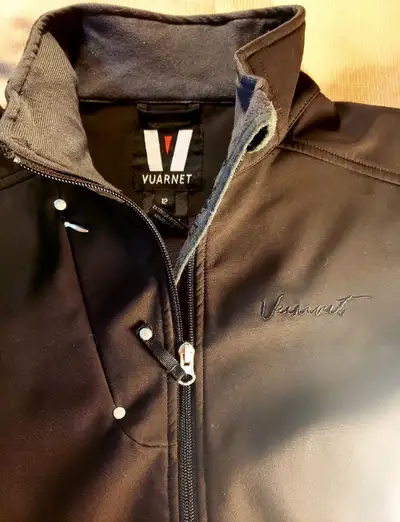 VUARNET Women's Black Coat Jacket Size 12, View more