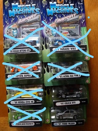 Funline Muscle Machines Import Tuner Scale 1:64 ($20 each)