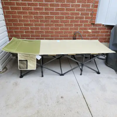 Folding Camping Cot, Large Pocket Portable Camp Bed Cots with Ca, View more
