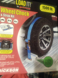 Wheel chock strap kit 