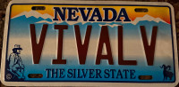 Las Vegas Novelty Licence Plate + Tropicana Card Deck