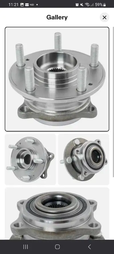 I am selling a new TRQ BHA54087 Wheel Bearing and Hub Assembly. This part fits a variety of Hyundai...