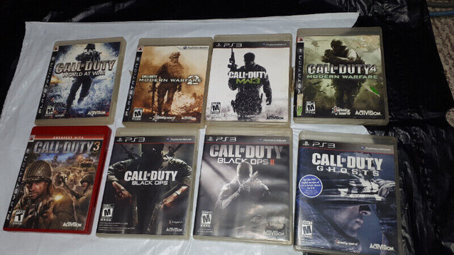 PS3 CALL OF DUTY GAMES in Sony Playstation 3 in Ottawa