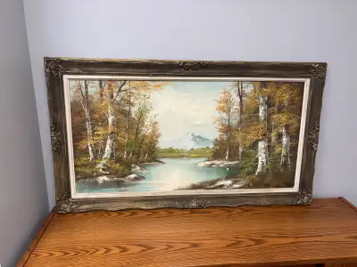 Vintage Landscape Painting, View more