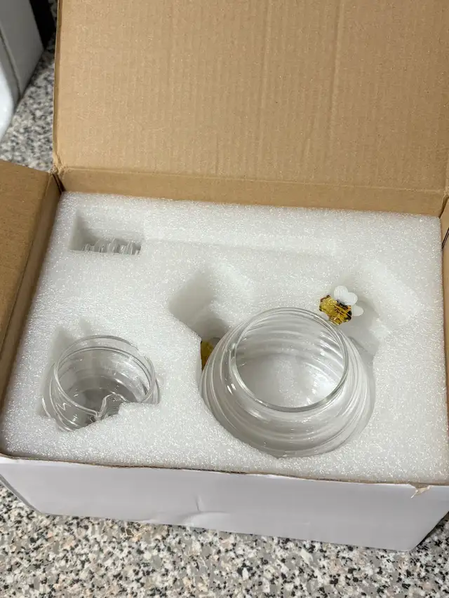 Glass Honey Pot with Dipper555210964385157127