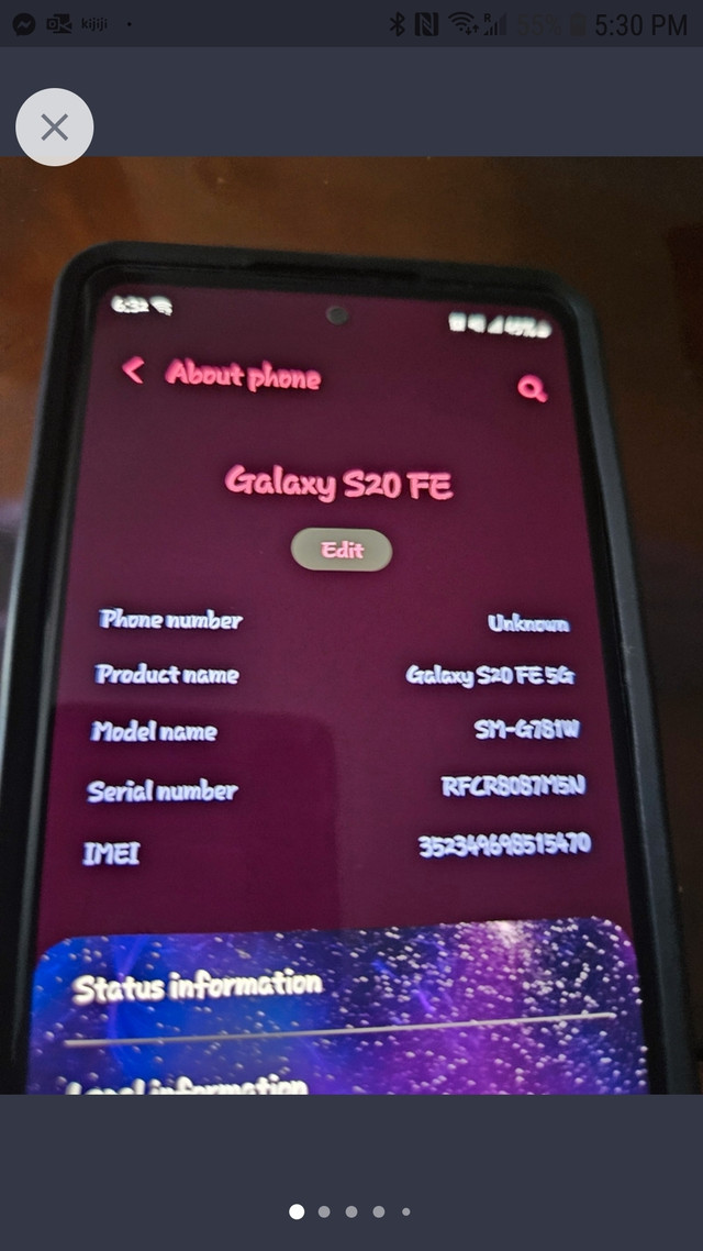 "WANTED"  Galaxy S20 Fe 5g Dual Sim in Cell Phones in Cambridge