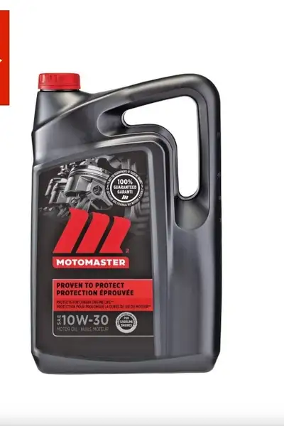 Brand new 5 L Motormaster 10w-30 conventional engine motor oil 5L
