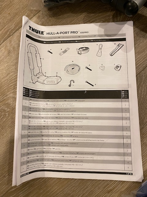 Brand New Thule 835 Hull-A-Port Pro Kayak Carrier in Canoes, Kayaks & Paddles in London - Image 8