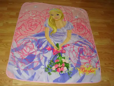 Like New Gorgeous Barbie Fleece Blanket - $25, View more