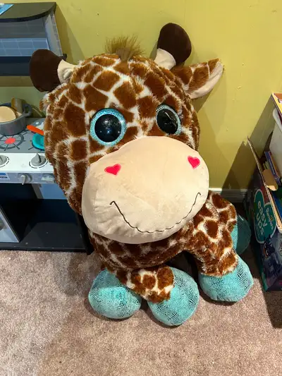 Not bring used anymore, kids used it as a pillow. Pet and smoke free home.