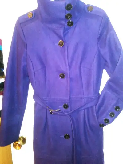 Zara purple coat Size S, View more