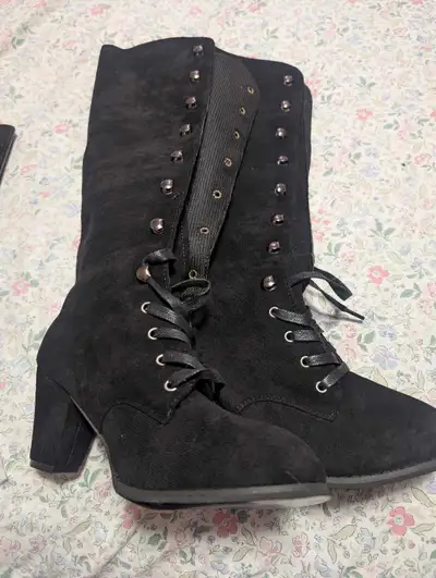 LADIES BLACK BOOTS, View more