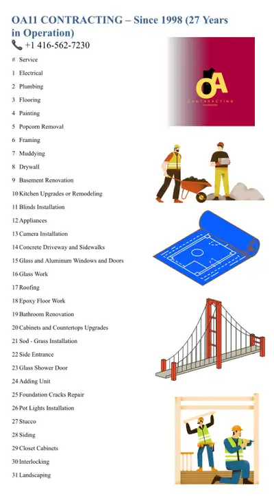 Tile & floor Installation – All Types & All Areas Offering high-quality tile installation for reside...