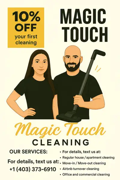 Looking for a reliable and detail-oriented cleaning team in Red Deer? We’re a family-run business of...