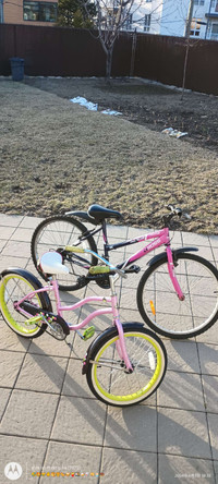 Girl's bike and Adult's bike