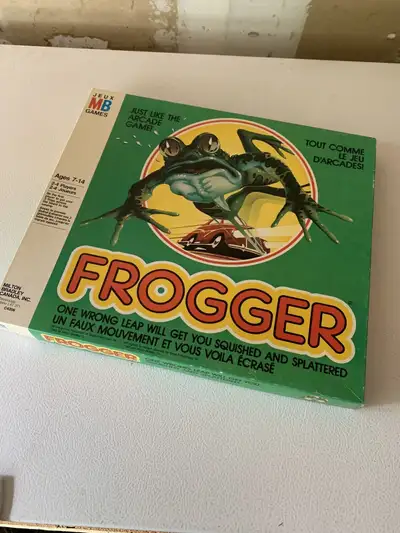 Frogger Board Game Vintage 1981 Milton Bradley COMPLETE, View more