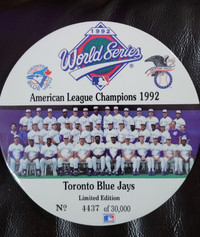 1992 Baseball Toronto Blue Jays World Series Pin