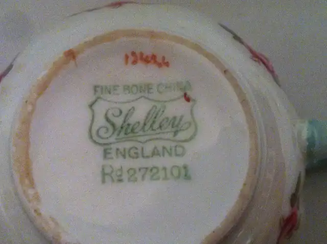 SHELLEY CUP AND SAUCER 1344N in Arts & Collectibles in Barrie - Image 8
