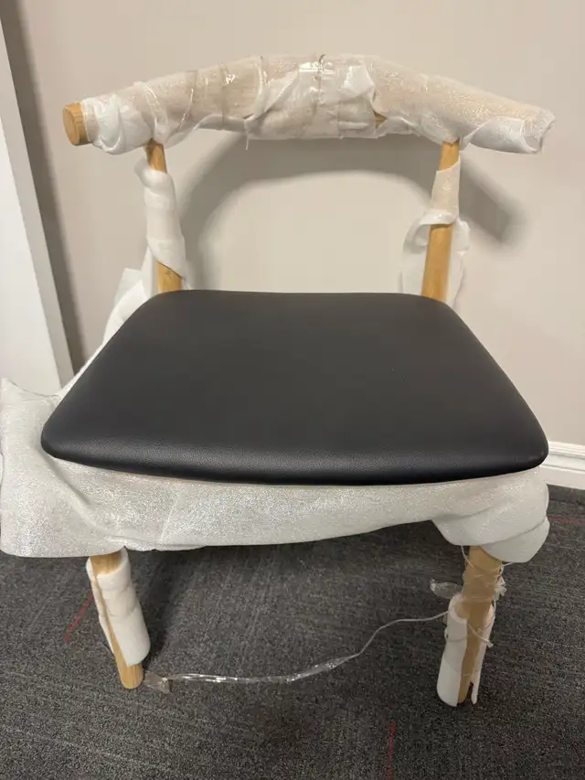 Modern Wooden Dining Chair – PU Leather in Chairs & Recliners in St. Catharines - Image 2